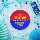 トランプ2020 ペーパープレート (パーティー)