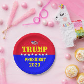 トランプ2020 ペーパープレート (パーティー)