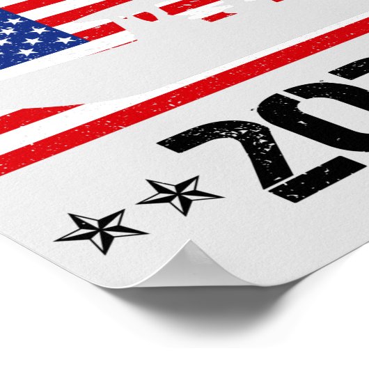 トランプ2020 ポスター (角)