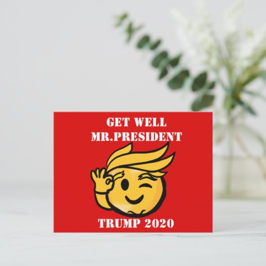 トランプ2020 ポストカード (スタンド正面)