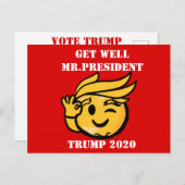 トランプ2020 ポストカード (正面/裏面)