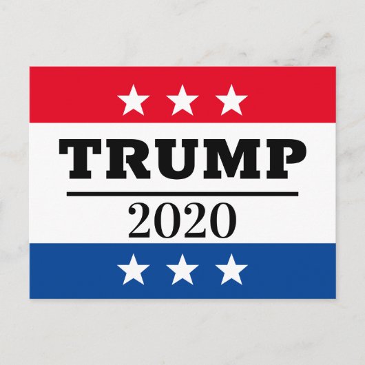 トランプ2020 ポストカード (正面)