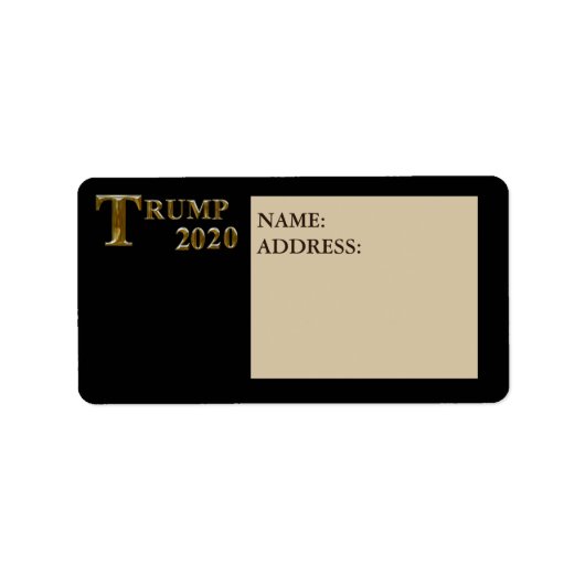 トランプ2020 ラベル (正面)