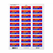 トランプ2020 ラベル (フルシート)