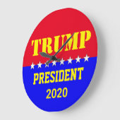トランプ2020 ラージ壁時計 (傾斜)