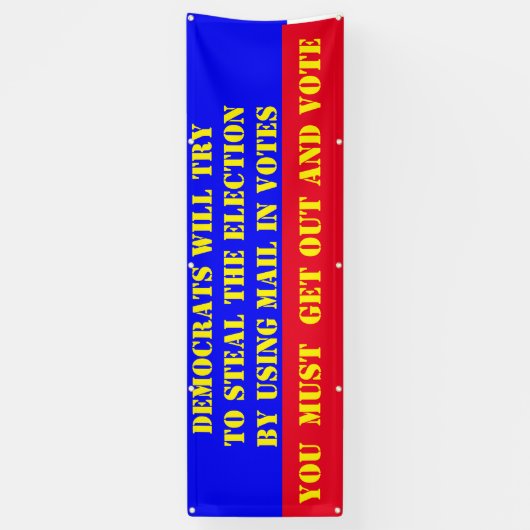 トランプ2020 横断幕 (縦)