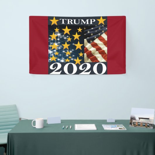 トランプ2020 横断幕 (トレードショー)