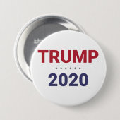 トランプ2020 (米国大統領選挙) 缶バッジ (正面&裏面)
