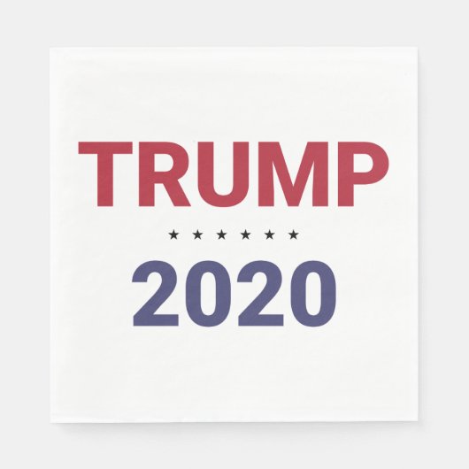 トランプ2020 （米国選挙） スタンダードランチョンナプキン (正面)