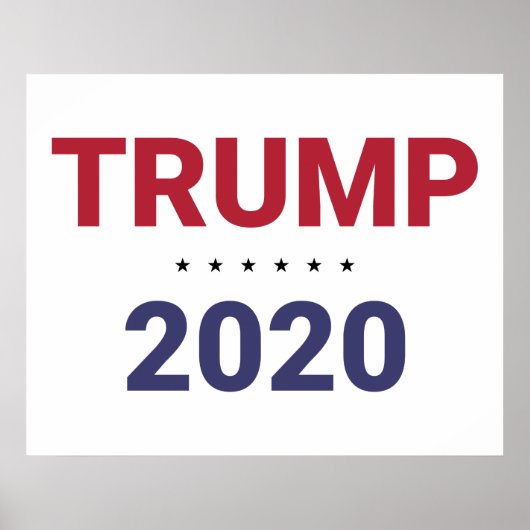 トランプ2020 (米国選挙) ポスター (正面)