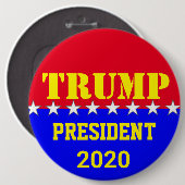 トランプ2020 缶バッジ (正面&裏面)