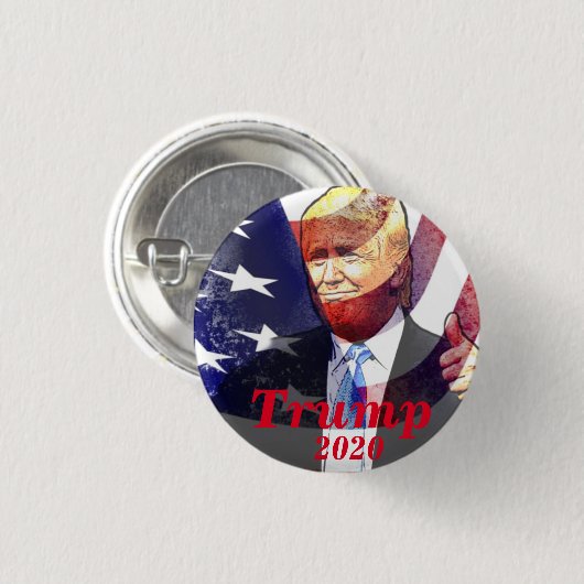 トランプ2020 缶バッジ (正面&裏面)