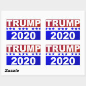 トランプ2020 長方形シール (シート)