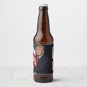 トランプ2020 - 4年 ビールラベル (正面)