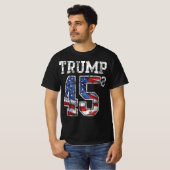 トランプ2020 45二乗指数プロトランプ Tシャツ (正面フル)