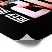 トランプ2020 Florida Red Waveポスター ポスター (角)