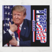 トランプ2020 - Make America 素晴らし ビールラベル (シングルラベル)