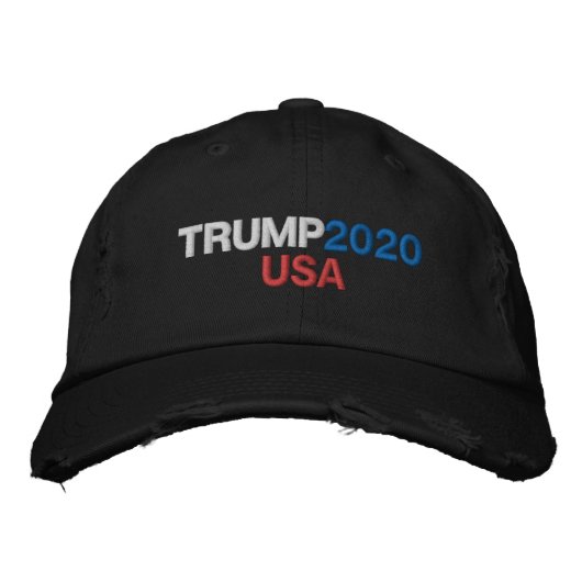 トランプ2020 USAキャップ 刺繍入りキャップ (正面)