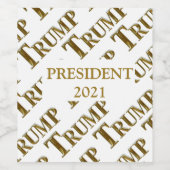 トランプ2021 ワインラベル (シングルラベル)