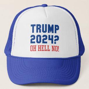 トランプ2024ああ地獄いいえ キャップ