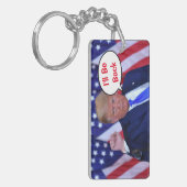 トランプ2024が戻ってくる キーホルダー (正面左)