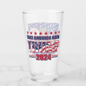トランプ2024が戻ってくる タンブラーグラス (裏面)