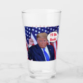 トランプ2024が戻ってくる タンブラーグラス (正面)
