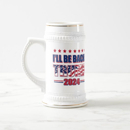 トランプ2024が戻ってくる ビールジョッキ (左)