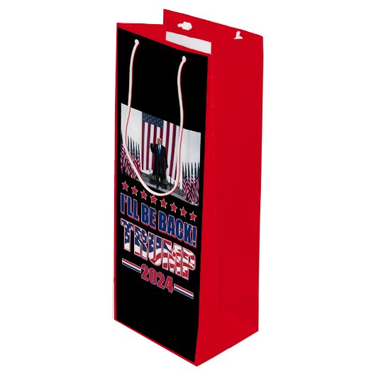 トランプ2024が戻ってくる ワインギフトバッグ (正面アングル)