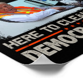 トランプ2024ごみ誇りを持った投票トランプへの選挙 ポスター (角)