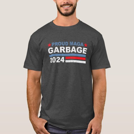 トランプ2024ごみ誇りを持った投票トランプへの選挙 Tシャツ (正面)