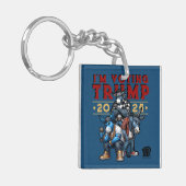 トランプ2024に投票します キーホルダー (正面左)