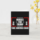 トランプ2024のためにアメリカを取り戻す カード (黄色い花)