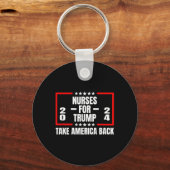 トランプ2024のためにアメリカを取り戻す キーホルダー (正面)