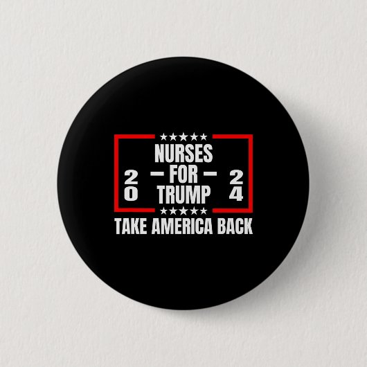 トランプ2024のためにアメリカを取り戻す 缶バッジ (正面)