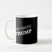 トランプ2024のためのヨーク – 第2代大統領選挙 コーヒーマグカップ (左)