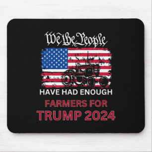 トランプ2024のための共和党の農家我々国民 マウスパッド
