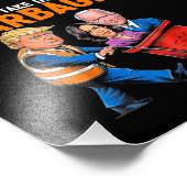 トランプ2024のゴミおもしろいギャーブを取り出す時間 フォトプリント            (角)