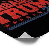 トランプ2024のゴミ ポスター (角)