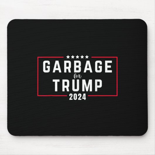 トランプ2024のゴミ(_G) マウスパッド (正面)