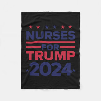 トランプ2024のナース向けトランプ2024米国国旗をサポート フリースブランケット