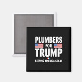 トランプ2024の保アメリカ素晴らし国旗 マグネット (正面/裏面)