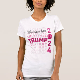 トランプ2024の女性 Tシャツ