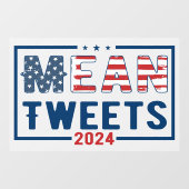 トランプ2024の平均ツイート ウィンドウサイン (シート)