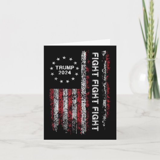 トランプ2024の戦い戦い – トランプ大統領Ele カード (正面)