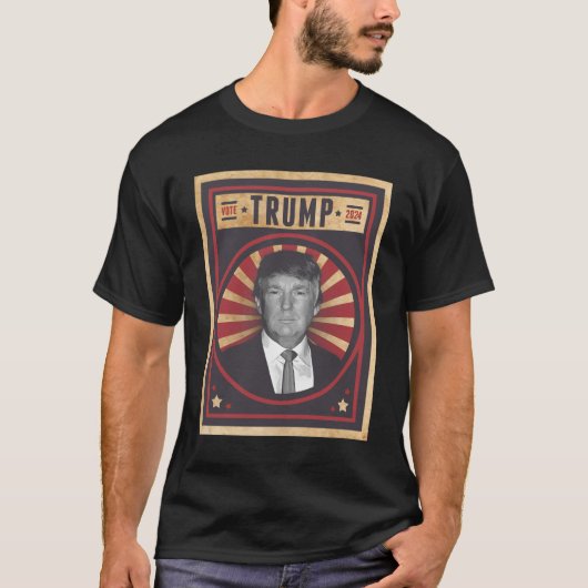 トランプ2024の投票 Tシャツ (正面)