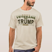 トランプ2024の退役軍人 Tシャツ (正面)