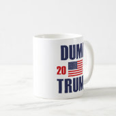トランプ2024をダンプ コーヒーマグカップ (正面右)