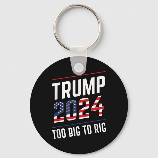 トランプ2024を大規模に改ざんする キーホルダー (正面)