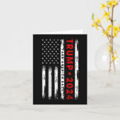 トランプ2024アメリカの再選を取り戻す(戻る) カード (黄色い花)